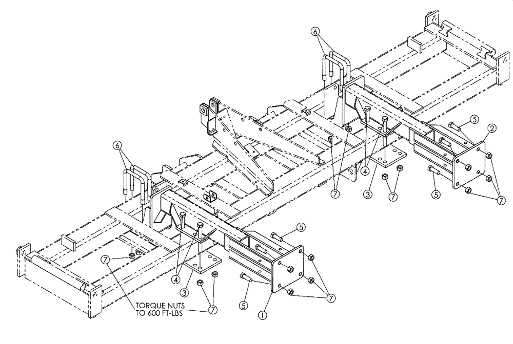 Схема запчастей Case IH 2500 ECOLO-TIL - (44.100.04) - LIFT-ASSIST WHEEL MOUNT PARTS W/LISTERS (44) - WHEELS