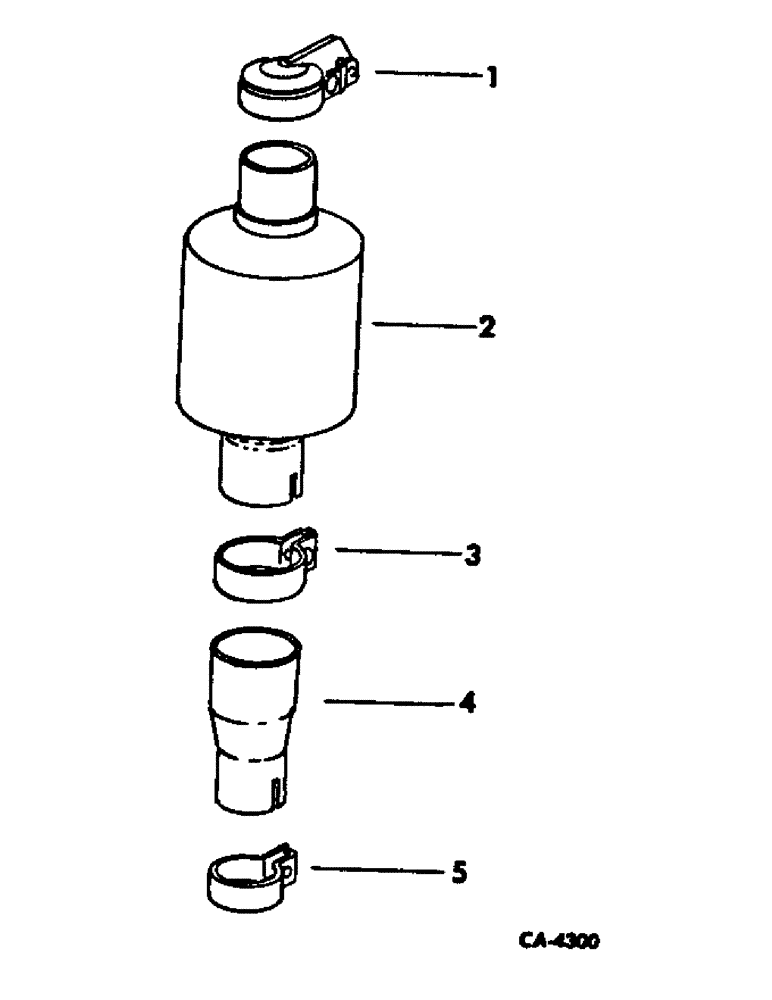 Схема запчастей Case IH 2500 - (12-10) - POWER, SPARK ARRESTOR, TRACTORS WITH VERTICAL EXHAUST Power