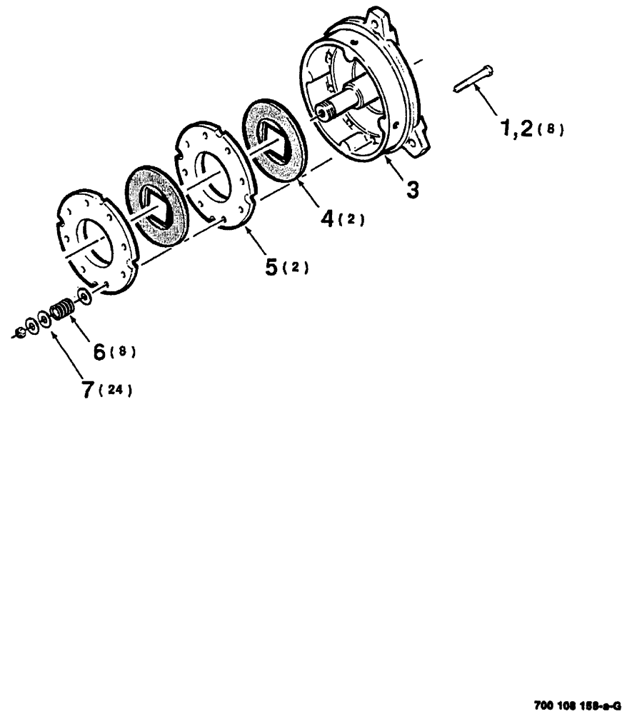 Схема запчастей Case IH 8555 - (02-10) - SLIP CLUTCH (PRIMARY) DRIVE ASSEMBLY (S.N. CFH0046501 THRU CFH0046872) Driveline