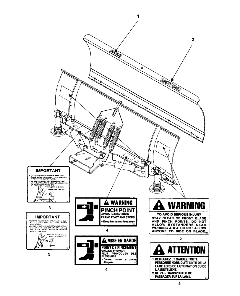 Схема запчастей Case IH BM184H - (202) - DECALS 