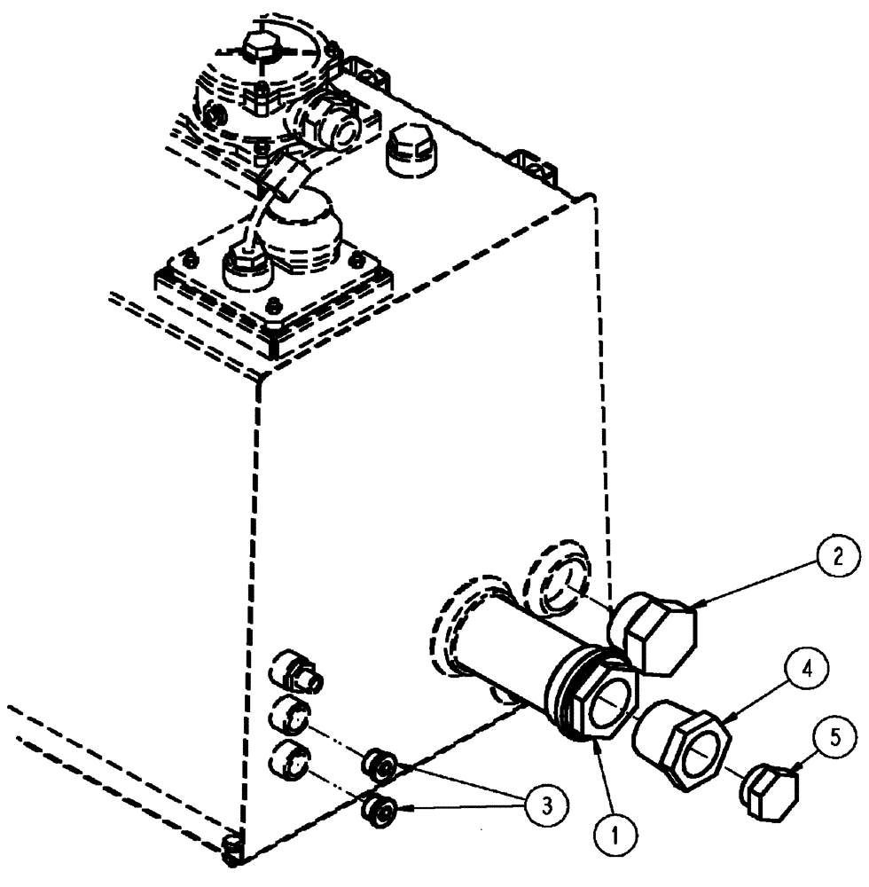 Схема запчастей Case IH FLX3510 - (06-002) - PLUG GROUP, HYDRAULIC TANK (07) - HYDRAULICS