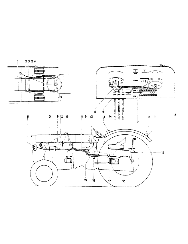 Схема запчастей Case IH 724 - (111) - CABLES, CLIPS (04) - ELECTRICAL SYSTEMS