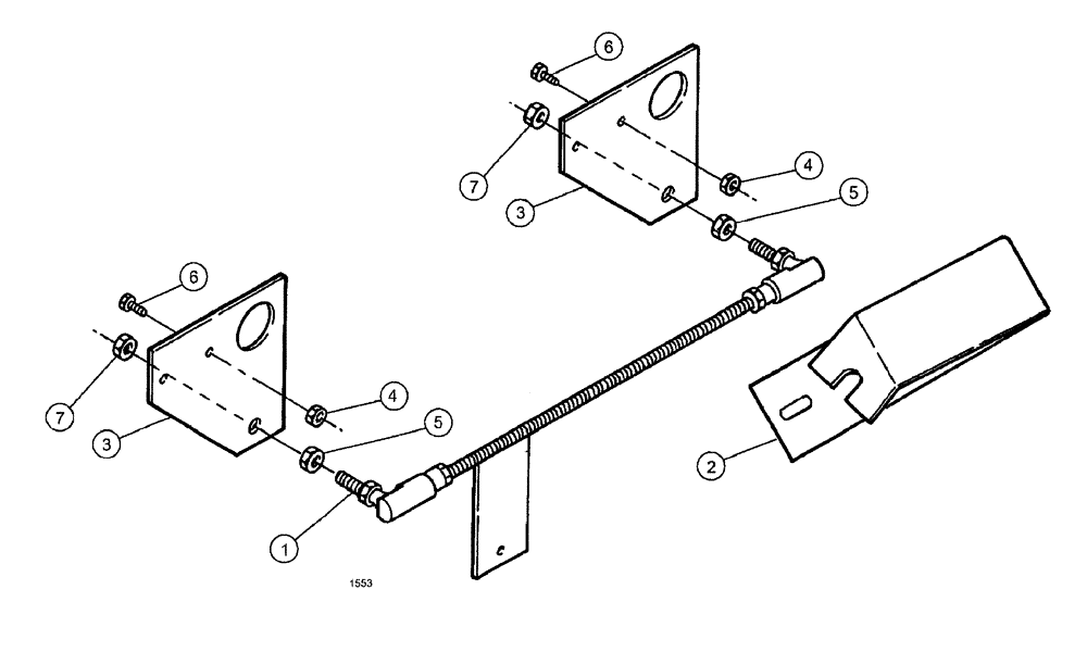 Схема запчастей Case IH SPX3150 - (099) - ENGINE, HYDROSTAT LINKAGE PACKAGE (10) - ENGINE