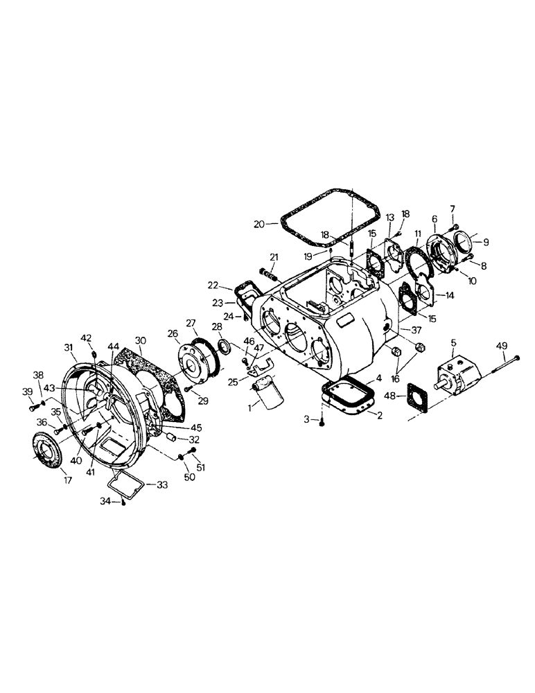 Схема запчастей Case IH SM-325 - (04-34) - TRANSMISSION CASE, BEARING CAPS AND RELATED PARTS (04) - Drive Train