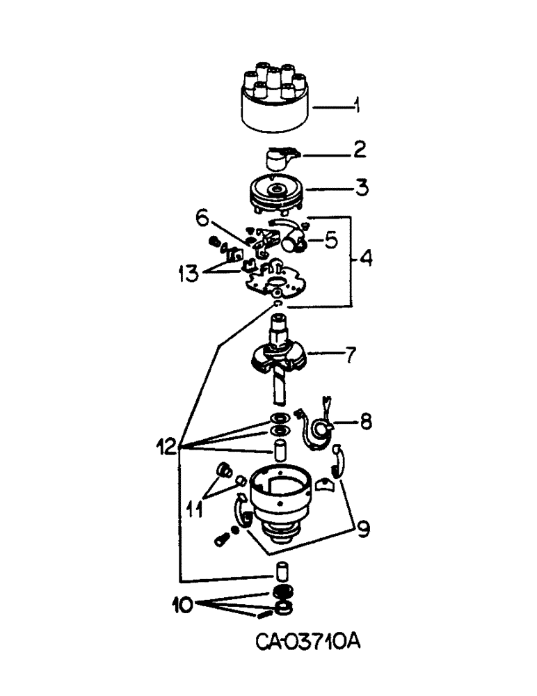Схема запчастей Case IH C-263 - (B-26) - DISTRIBUTOR - 616 & 622 COTTON PICKERS, 453 & 715 COMBINES 