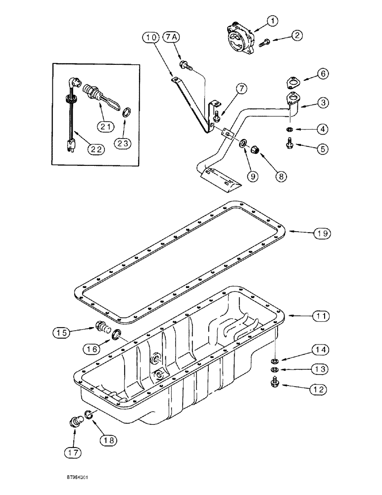 Схема запчастей Case IH 1688 - (2-32) - OIL PUMP AND OIL PAN, 6TA-830 ENGINE, OIL PAN HEATER KIT (01) - ENGINE