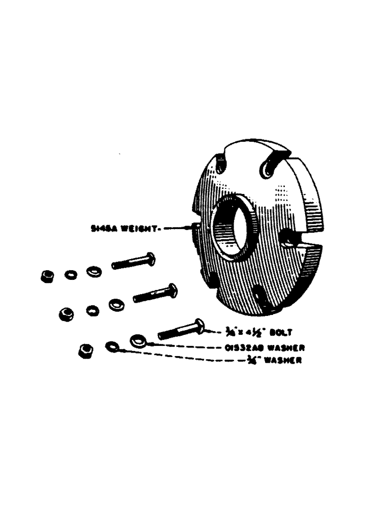 Схема запчастей Case IH 400-SERIES - (141) - REAR WHEEL WEIGHTS, FOR STANDARD FOUR WHEEL AND ORCHARD TRACTORS (06) - POWER TRAIN