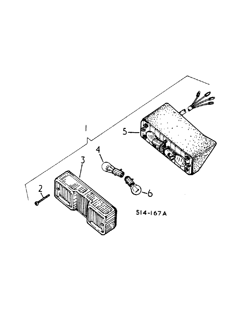 Схема запчастей Case IH 444 - (3-28) - STOP, TAIL AND TRAFFICATOR LAMP, AUSTRIAN AND DE-LUXE LIGHTING (04) - ELECTRICAL SYSTEMS