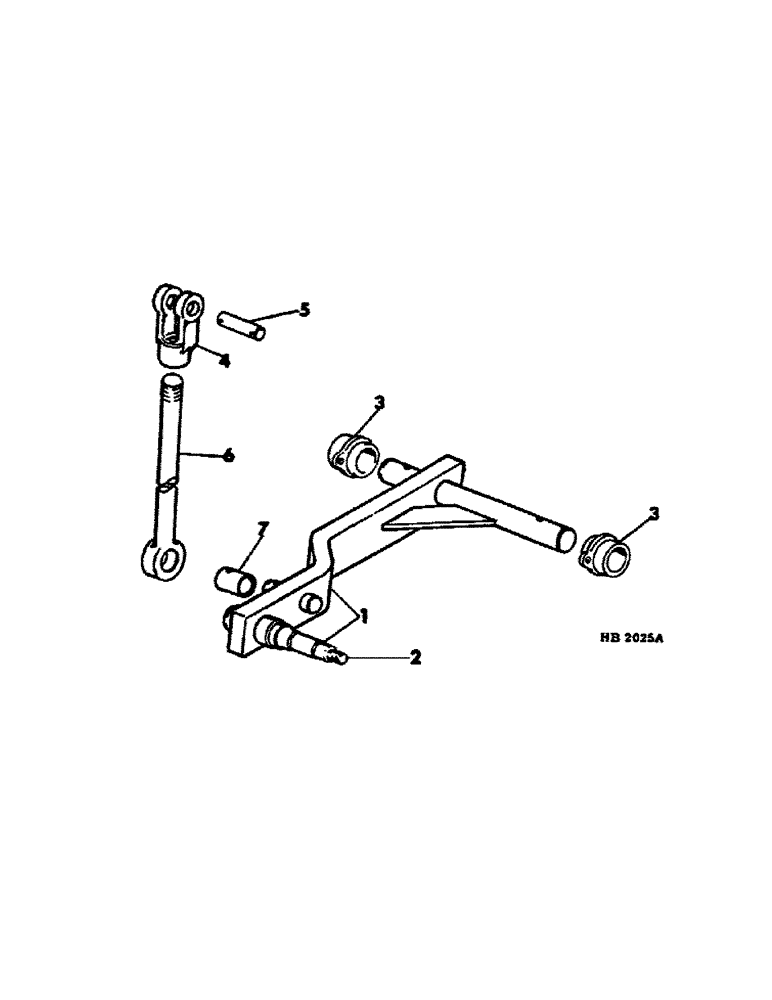 Схема запчастей Case IH 45 - (D-04[A]) - MAIN FRAME AXLE BUILT PRIOR TO AUGUST, 1976 SEASON 