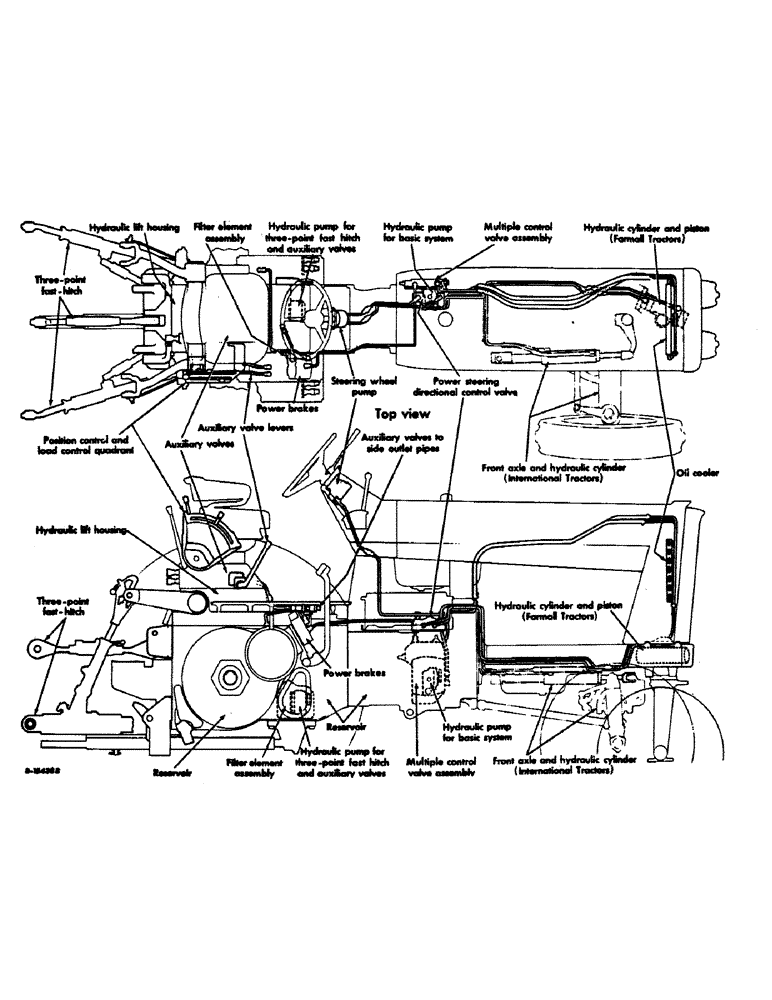 Схема запчастей Case IH 21206 - (F-02) - HYDRAULIC SYSTEM, HYDRAULIC DIAGRAM (07) - HYDRAULIC SYSTEM