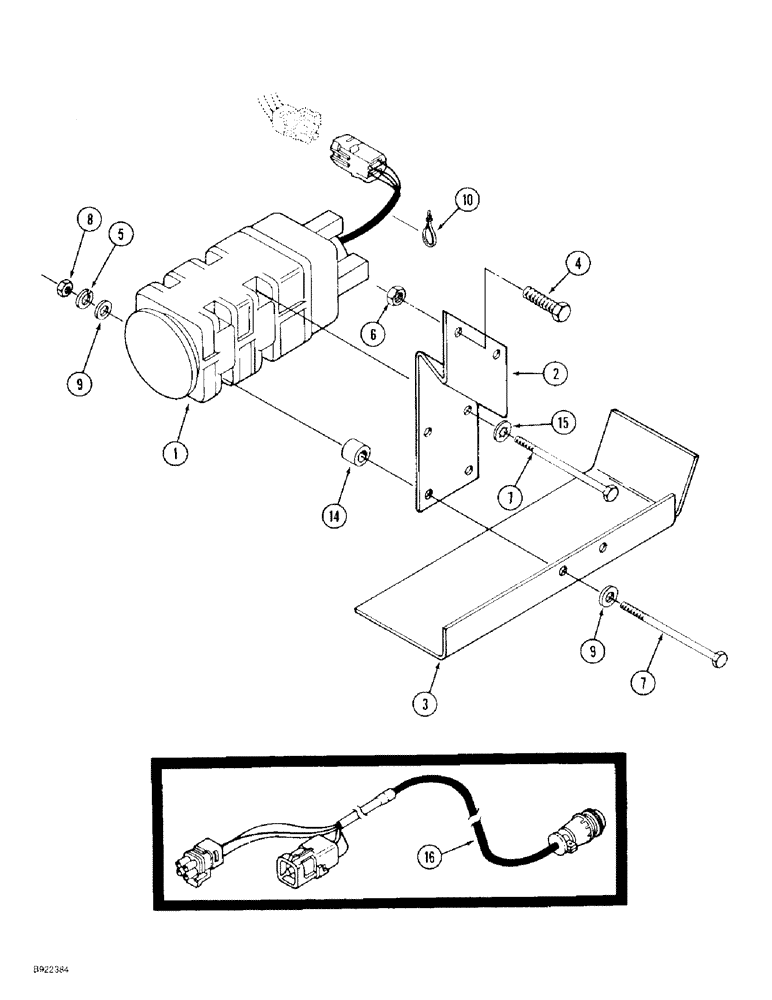 Схема запчастей Case IH 9350 - (4-78) - GROUND SPEED SENSOR (04) - ELECTRICAL SYSTEMS
