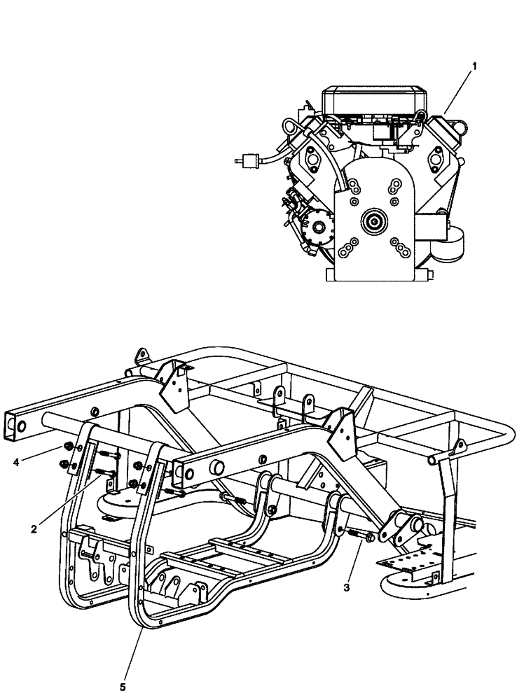 Схема запчастей Case IH SCOUT - (10.012.01) - ENGINE AND ENGINE MOUNTING (10) - ENGINE