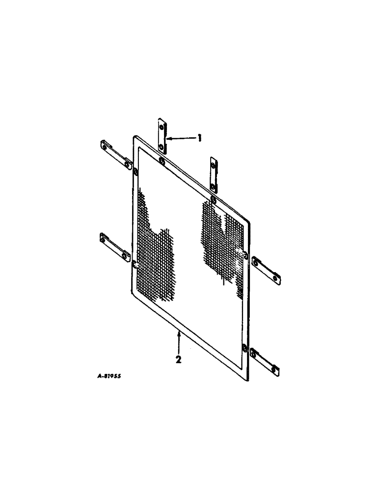 Схема запчастей Case IH 21026 - (06-04) - COOLING, RADIATOR AUXILIARY SCREEN Cooling