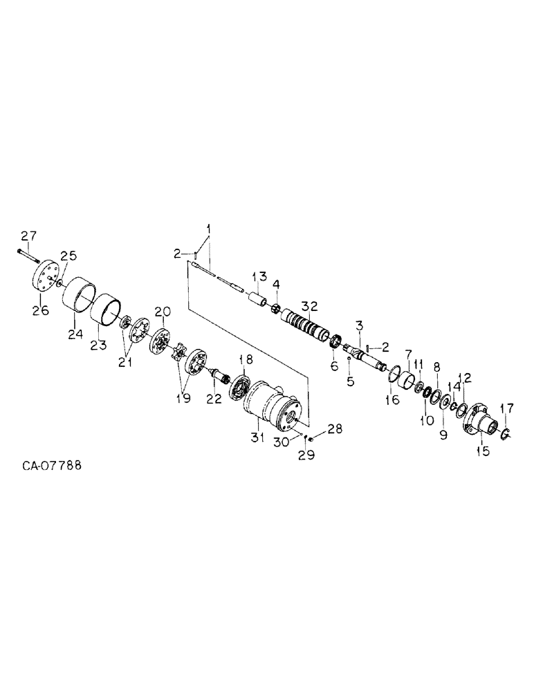 Схема запчастей Case IH 6788 - (10-18) - HYDRAULICS, HYDROSTATIC POWER STEERING HAND PUMP (07) - HYDRAULICS
