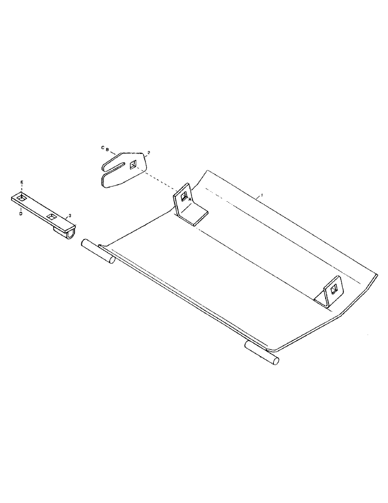 Схема запчастей Case IH 6000 - (9-44) - FLOAT SHOES, 21, 25 AND 30 FOOT HEADERS (09) - CHASSIS/ATTACHMENTS