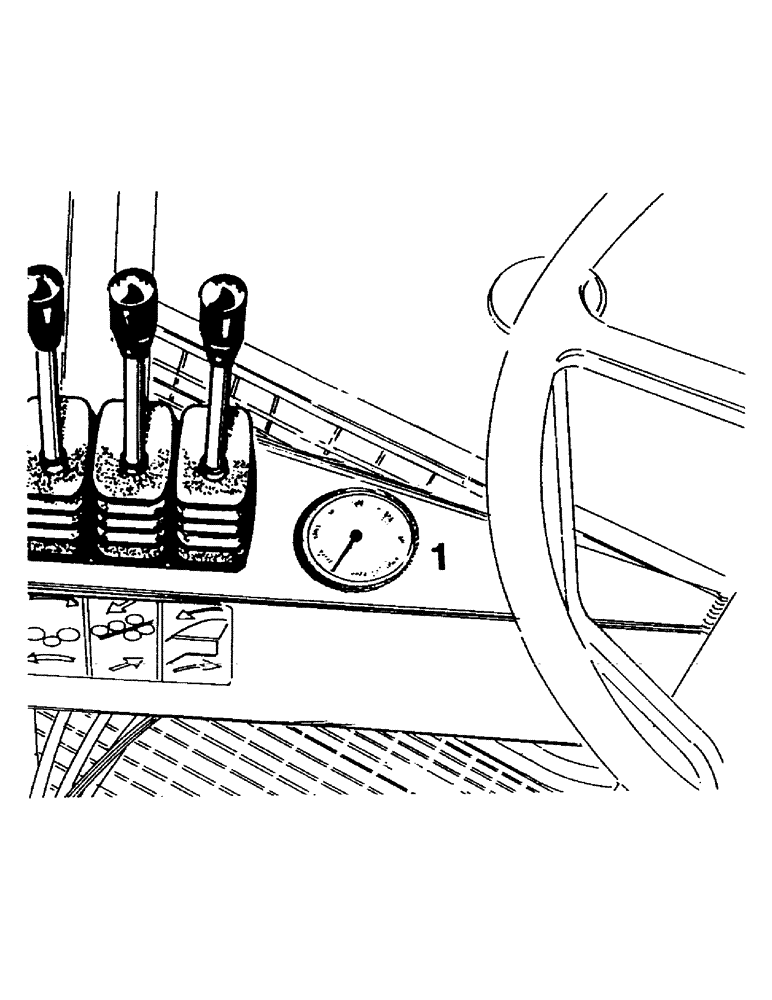 Схема запчастей Case IH 7000 - (A04-07) - MAINFRAME, BASE CUTTER PRESSURE GAUGE Mainframe & Functioning Components