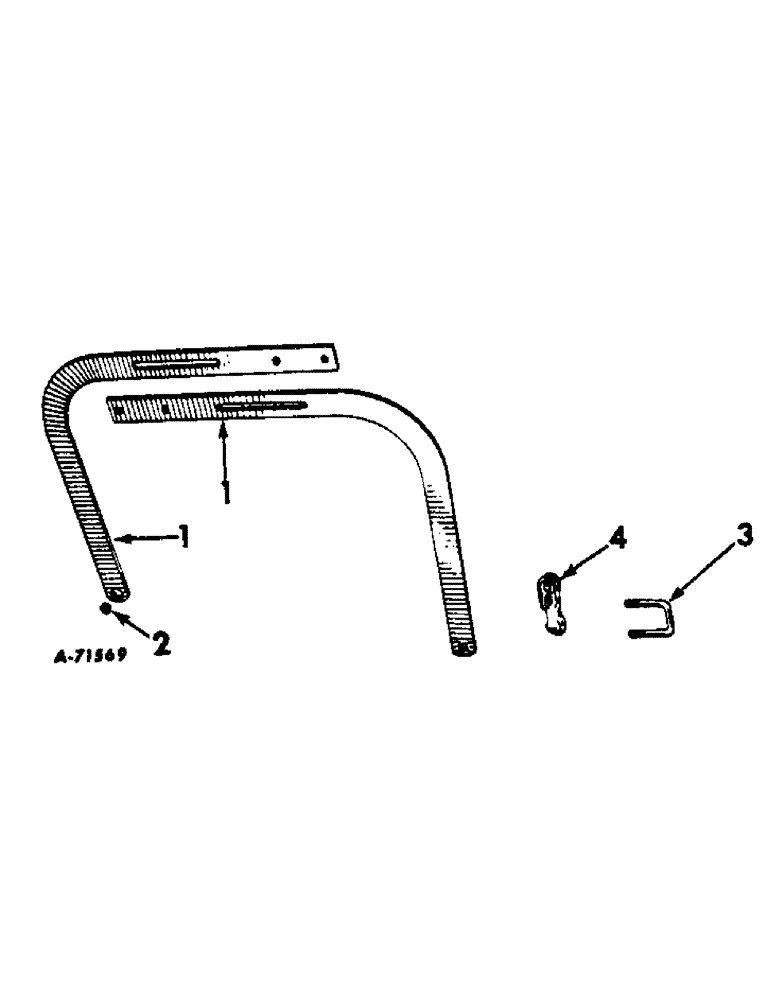 Схема запчастей Case IH 266 - (R-11[A]) - JOCKEY ARCH 