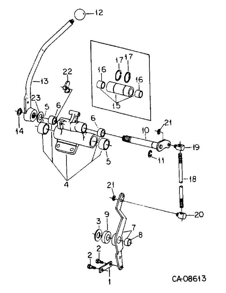 Схема запчастей Case IH 6788 - (10-31) - HYDRAULICS, THIRD AUXILIARY VALVE CONTROLS (07) - HYDRAULICS