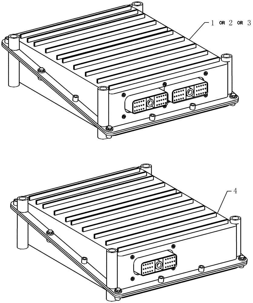 Схема запчастей Case IH ADX3380 - (A.50.A[08]) - REMOTE MODULES A - Distribution Systems