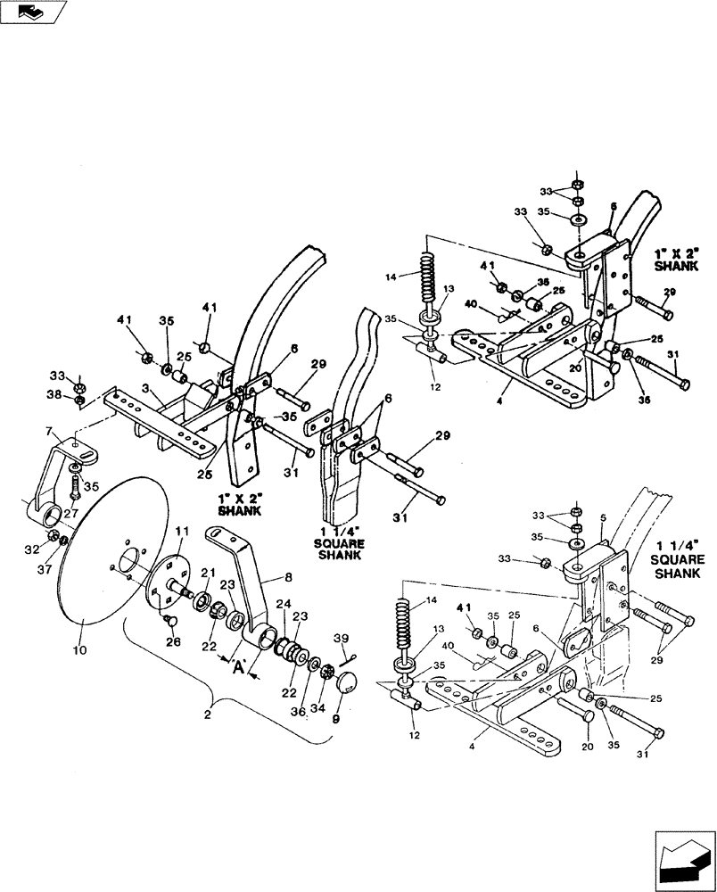 Схема запчастей Case IH 3200 - (75.200.05) - DISC SEALER ASSEMBLIES (75) - SOIL PREPARATION