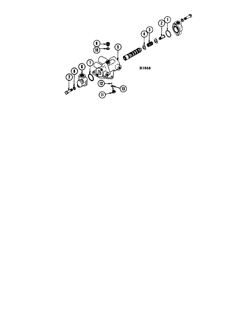 Схема запчастей Case IH 1060 - (290) - A37980 POWER STEERING VALVE (41) - STEERING