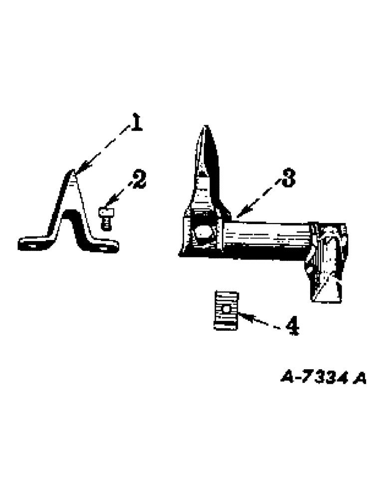 Схема запчастей Case IH FARMALL H - (244) - ATTACHMENTS, REAR WHEEL LUGS, SPECIAL, FARMALL "H" ONLY Attachments