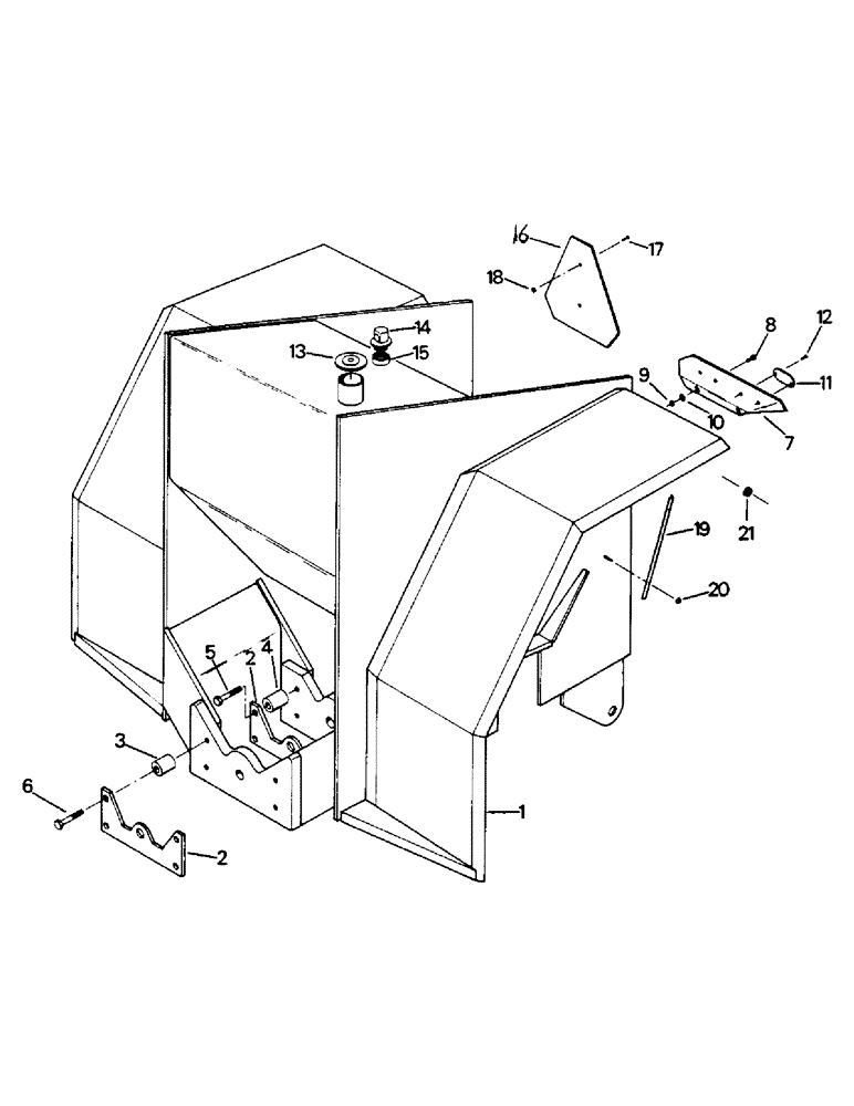 Схема запчастей Case IH ST325 - (06-05) - REAR FRAME (12) - FRAME