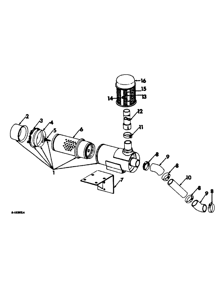 Схема запчастей Case IH 303 - (336) - BD-220 ENGINE, 3-9/16 X 3-11/16, AIR CLEANER AND CONNECTIONS, GASOLINE ENGINES ONLY (10) - ENGINE