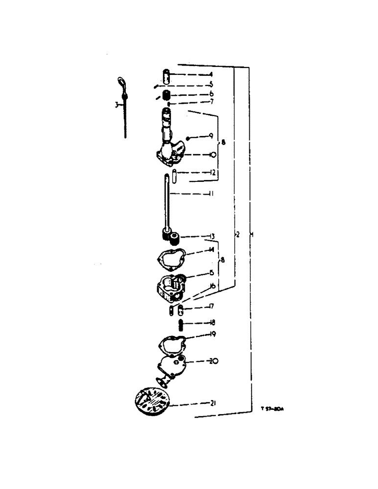 Схема запчастей Case IH 2300 - (1-15) - DIESEL ENGINE, LUBRICATION SYSTEM (01) - ENGINE