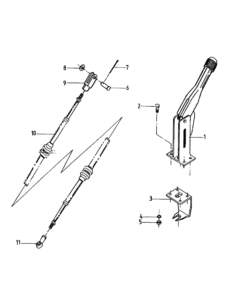 Схема запчастей Case IH 7700 - (A09-08) - HANDBRAKE Mainframe & Functioning Components