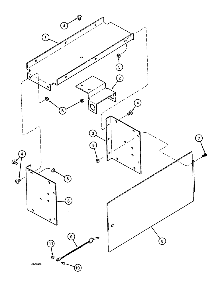 Схема запчастей Case IH 2055 - (9B-08) - WATER LINES SERVICE CENTER (14) - WATER SYSTEM