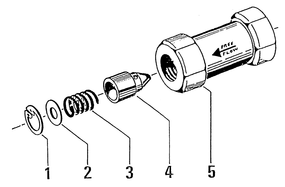 Схема запчастей Case IH 7700 - (B04[45A]) - HYDRAULIC CHECK VALVE 3/8" Hydraulic Components & Circuits