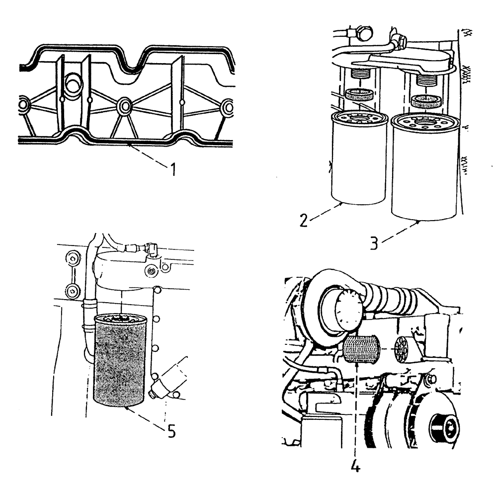 Схема запчастей Case IH 7700 - (C01[25A]) - FILTERS {6CT} Engine & Engine Attachments
