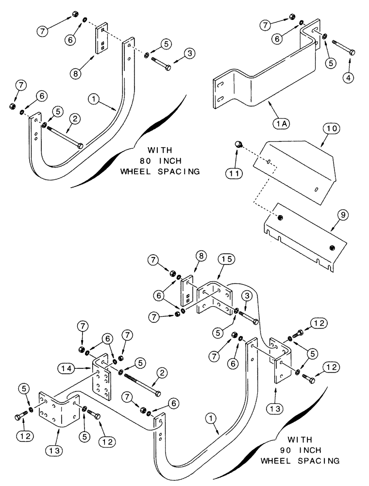 Схема запчастей Case IH 2555 - (09F-13) - MUD SCRAPERS (12) - CHASSIS