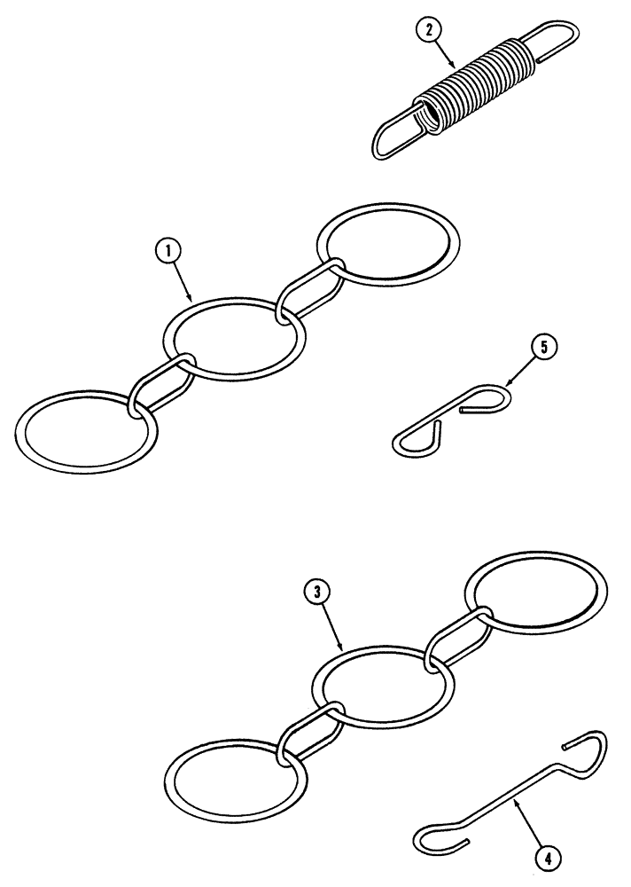 Схема запчастей Case IH 5300 - (9-066) - DRAG CHAIN ASSEMBLY (09) - CHASSIS