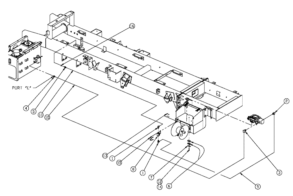 Схема запчастей Case IH 438 - (13-010) - PRESSURE WASHER W/WET KIT HYD Pressure Washer