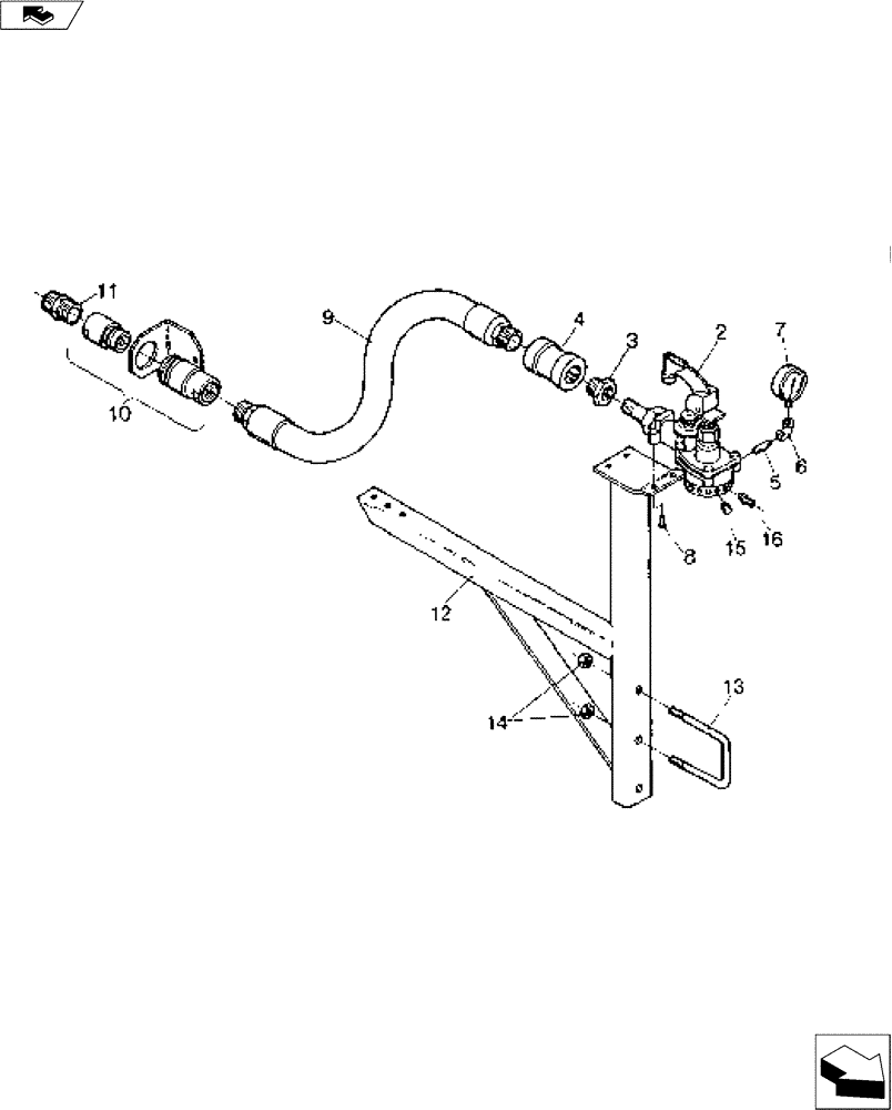 Схема запчастей Case IH 3200 - (75.200.10) - SINGLE CONTINENTAL BUNDLE WITH. (1) MANIFOLD (75) - SOIL PREPARATION