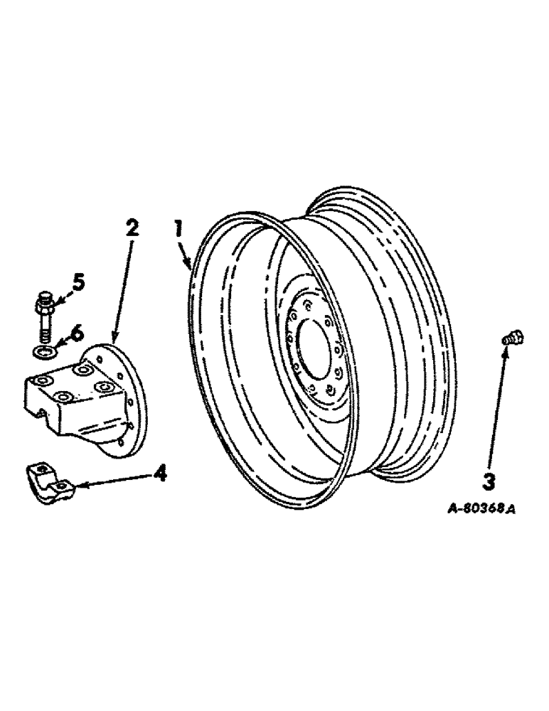 Схема запчастей Case IH 5088 - (15-05) - WHEELS AND TRACTION, OUTER DUAL REAR WHEELS, 5088 TRACTORS Wheels & Traction