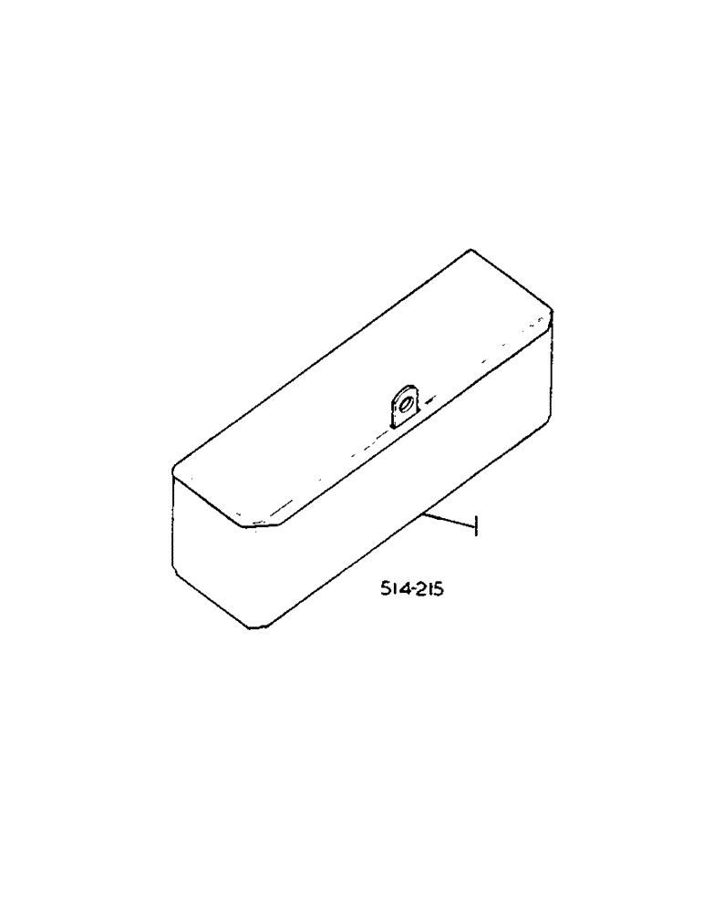 Схема запчастей Case IH 454 - (13-39) - TOOLBOX (05) - SUPERSTRUCTURE