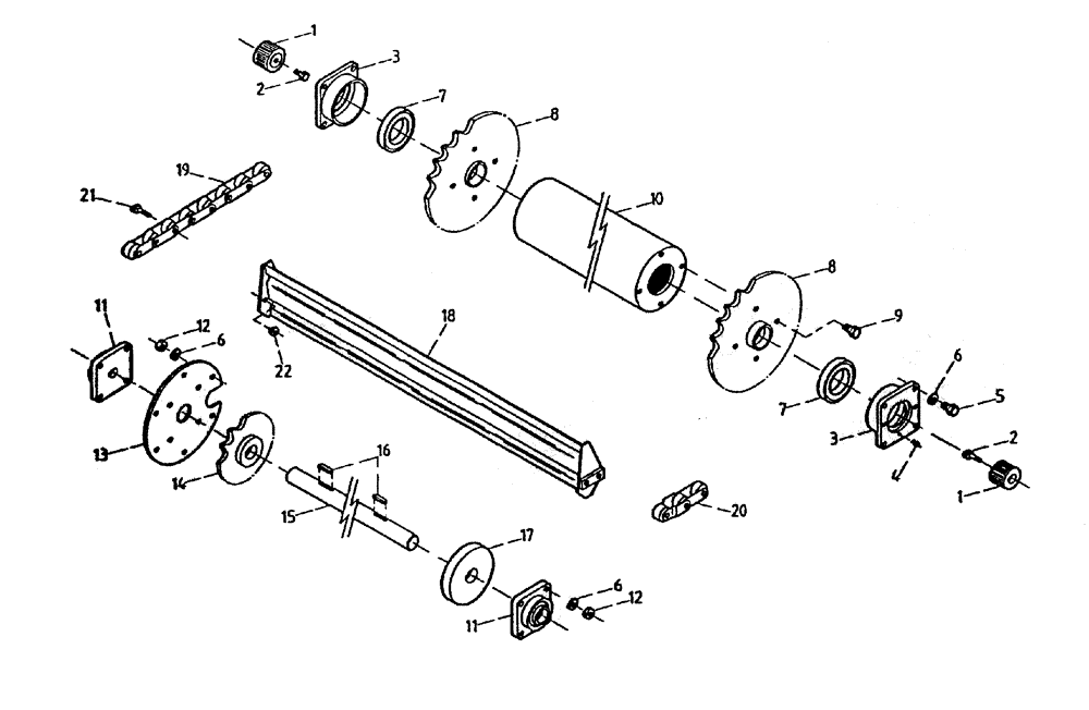 Схема запчастей Case IH 7700 - (A03-40) - ELEVATOR DRIVE, SERIAL #7729 TO 7771 INCLUSIVE Mainframe & Functioning Components