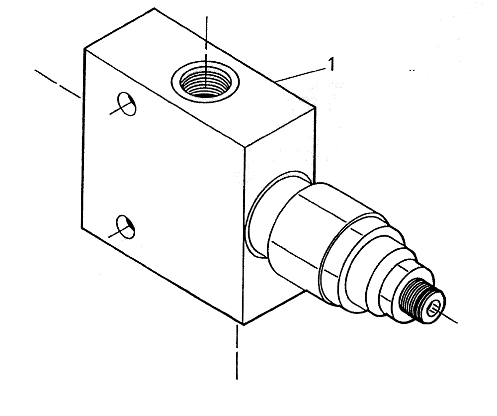 Схема запчастей Case IH 7000 - (B04-92) - HYDRAULIC RELIEF VALVE Hydraulic Components & Circuits