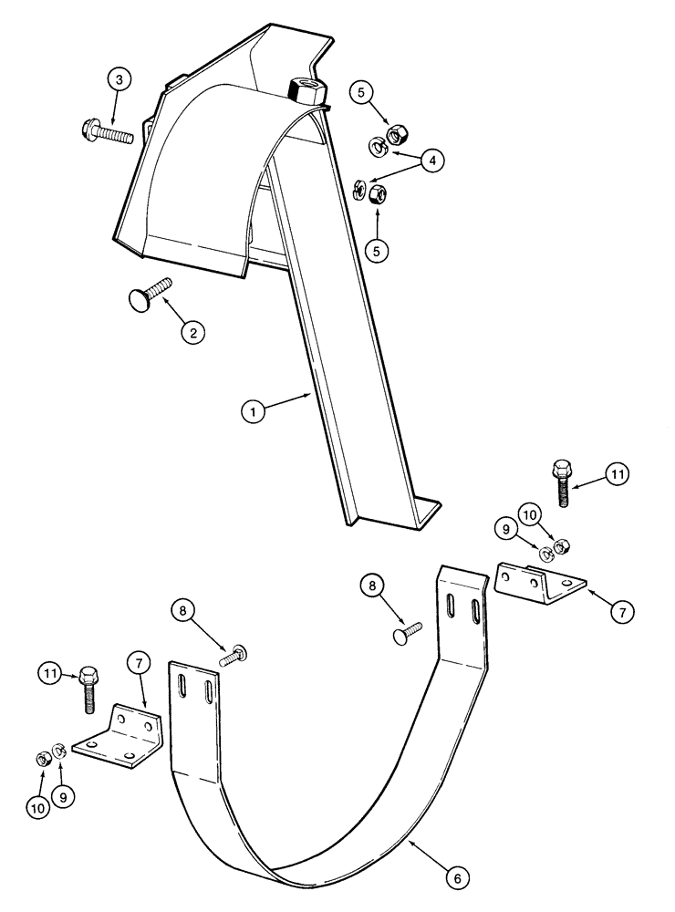 Схема запчастей Case IH 2155 - (9C-24) - FAN PULLEY GUARDS (15) - HANDLING SYSTEM