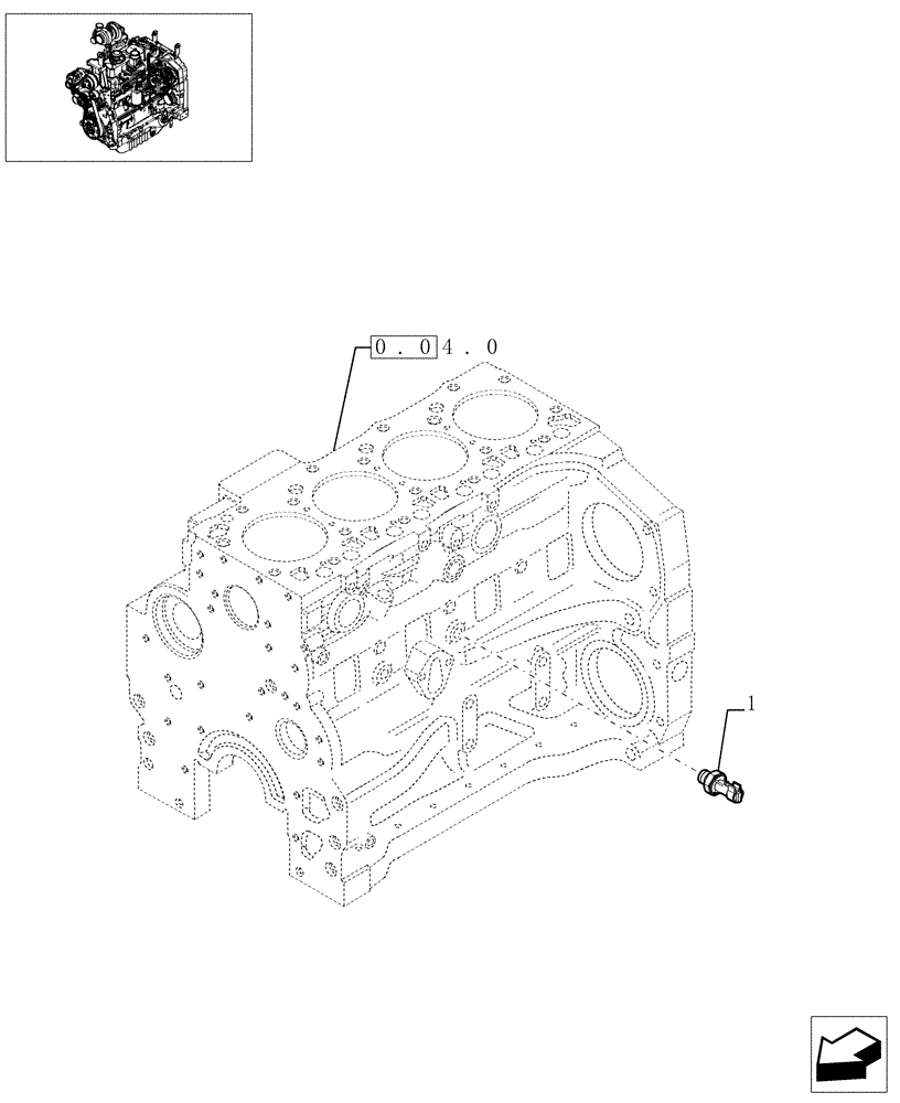 Схема запчастей Case IH JX1100U - (0.27.2) - MOTOR SENSORS (01) - ENGINE