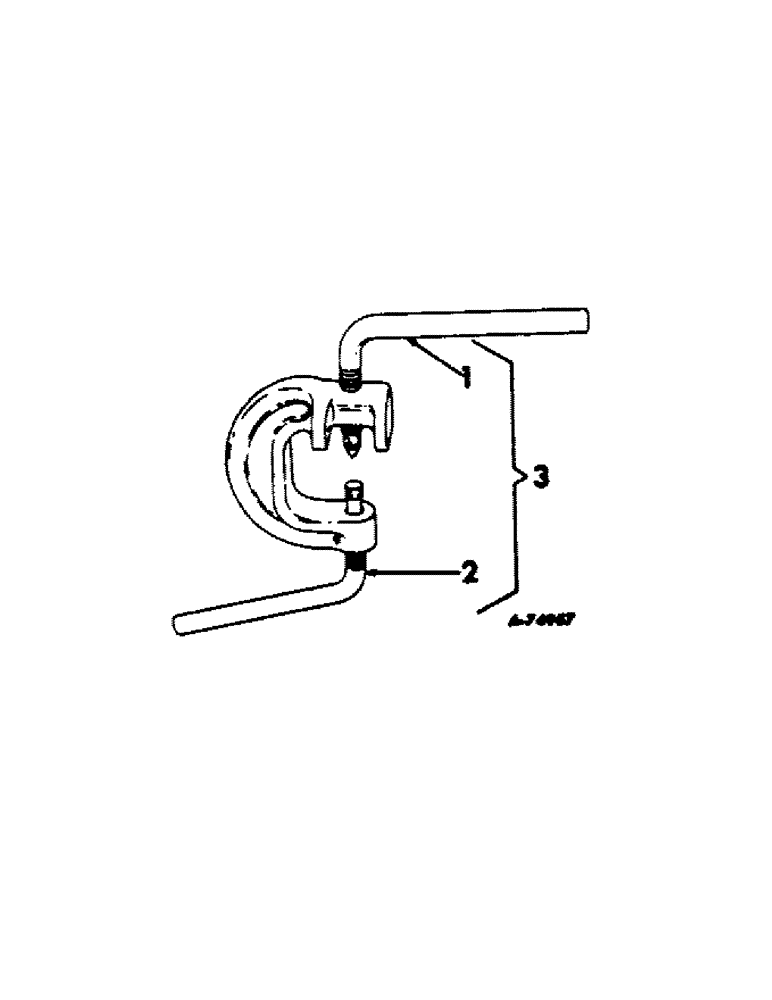 Схема запчастей Case IH 105 - (G-34[A]) - FLARING TOOL, FOR GUARD RIVET / PRODUCT GRAPHICS 