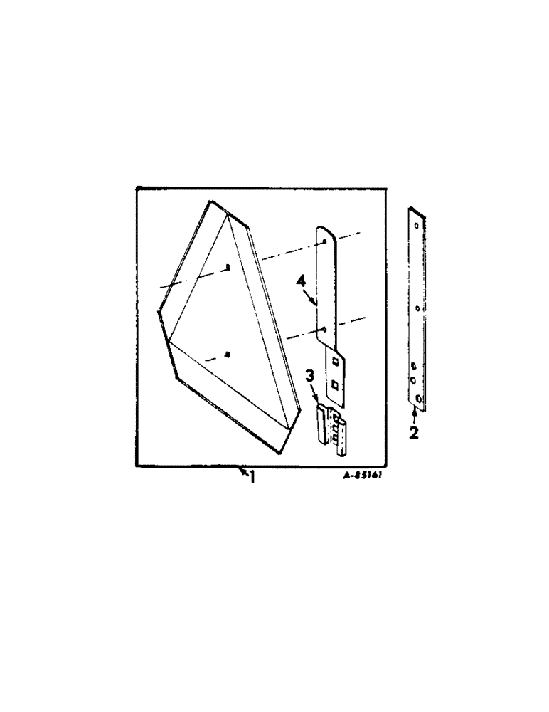Схема запчастей Case IH 616 - (N-10[A]) - PARTS ACCESSORIES AND ATTACHMENTS, SLOW MOVING VEHICLE EMBLEM Accessories & Attachments