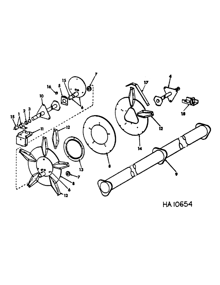 Схема запчастей Case IH DUAL - (C-27) - DUAL AUGER, PICK-UP REEL CENTER SHAFT, 12 FT, 14 FT AND 16 