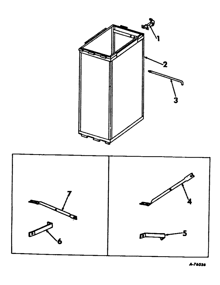 Схема запчастей Case IH 403 - (219) - AIR SCREEN EXTENSION, WITH SOLID SIDES, COMBINE S/N 641 TO 805 (10) - ENGINE