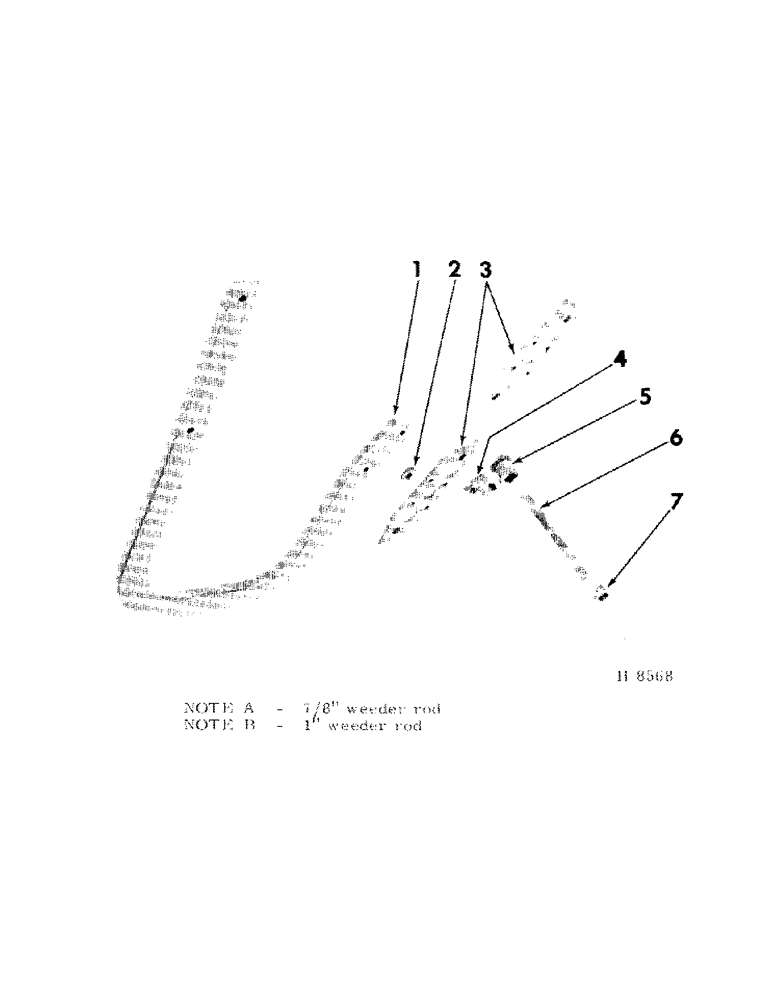 Схема запчастей Case IH 80 - (09-06) - SHANK TOOTH AND ROD 