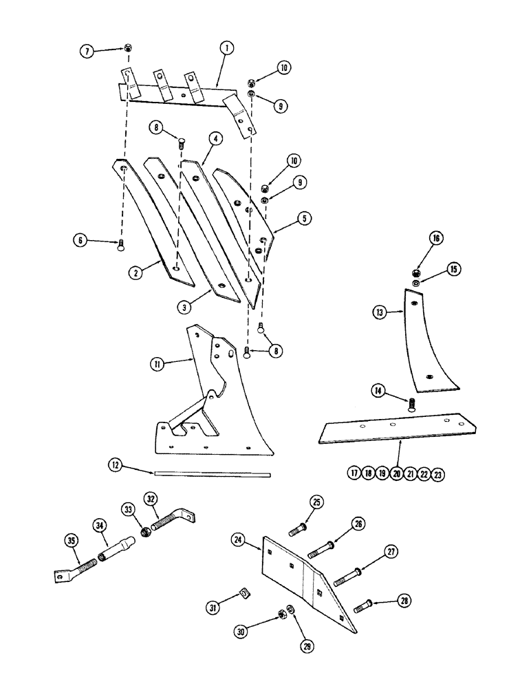 Схема запчастей Case IH 400-SERIES - (40) - BOTTOM, 16 INCH, SLAT 