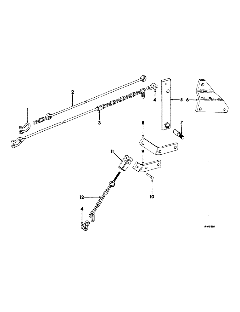 Схема запчастей Case IH 100 - (A-27) - LIFTING ROD 